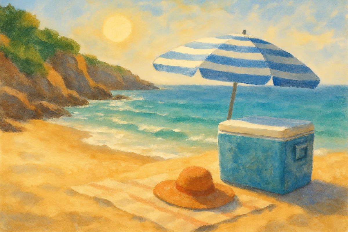 Best Beach Coolers for Day Trips — generic coastal editorial illustration