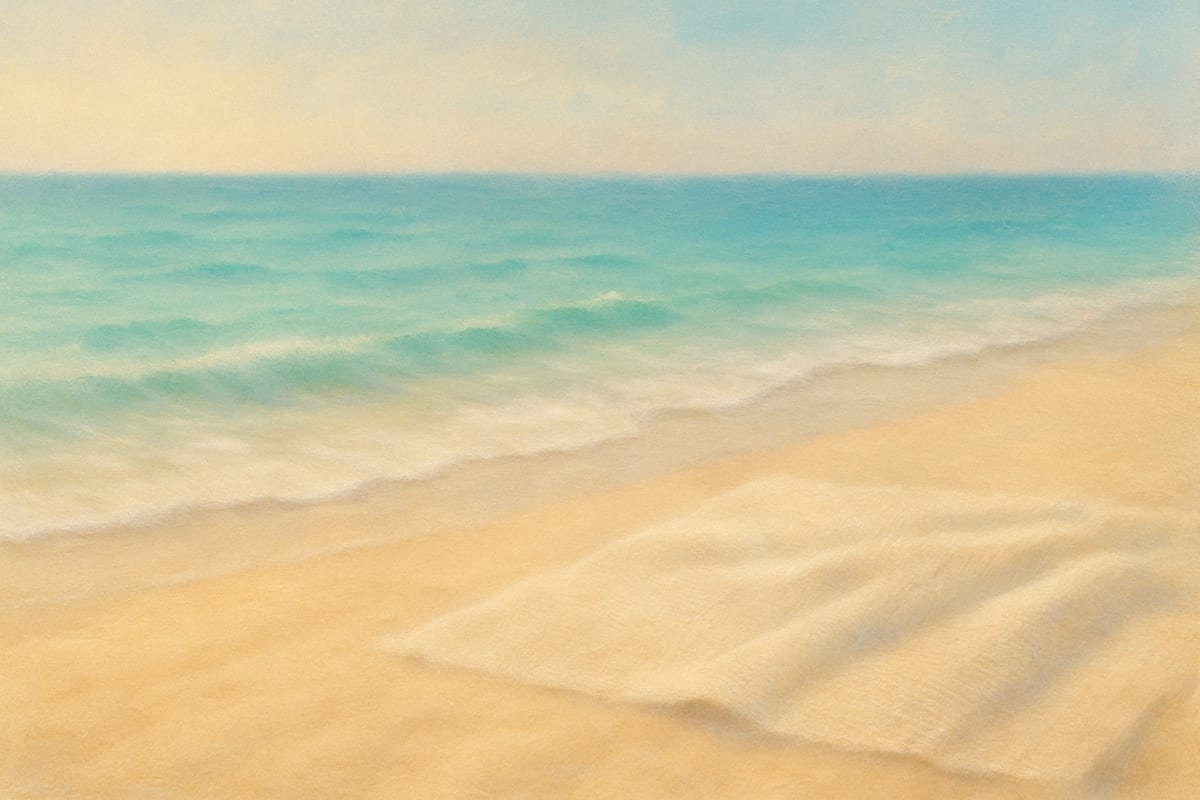 Best Sand-Free Beach Blanket — generic coastal editorial illustration